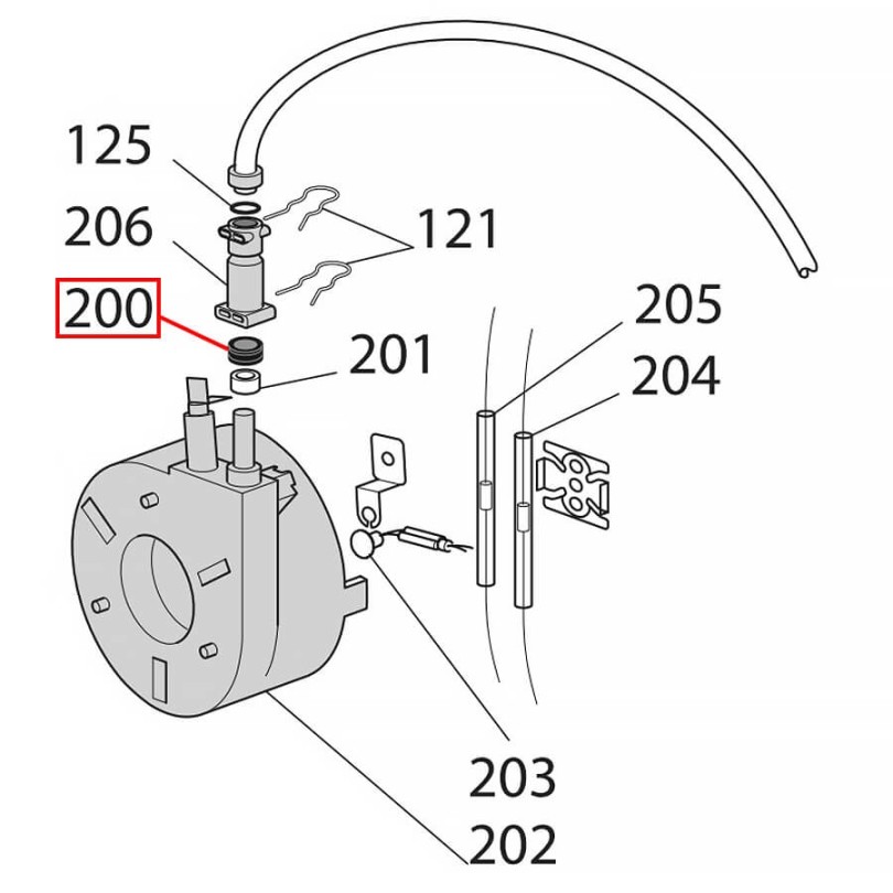 Garnitura boiler pentru espressor DeLonghi La Specialista Ø 8.5 mm 5313228791 - imagine 4
